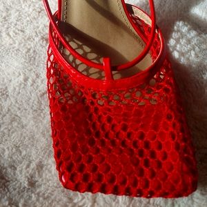 EGO-Red Net Heels, sz 9,